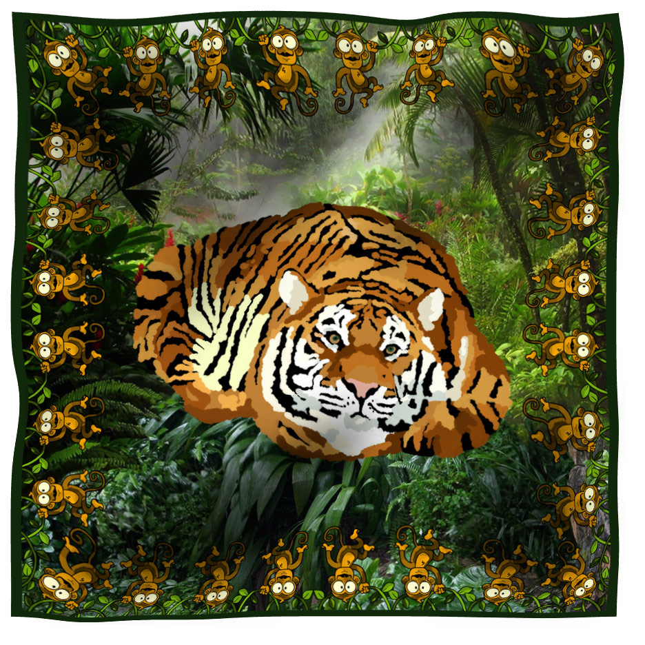 scarf tigre