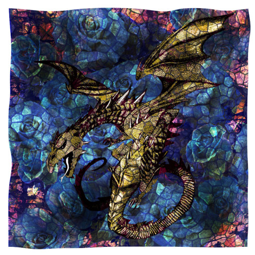 scarf dragon blu