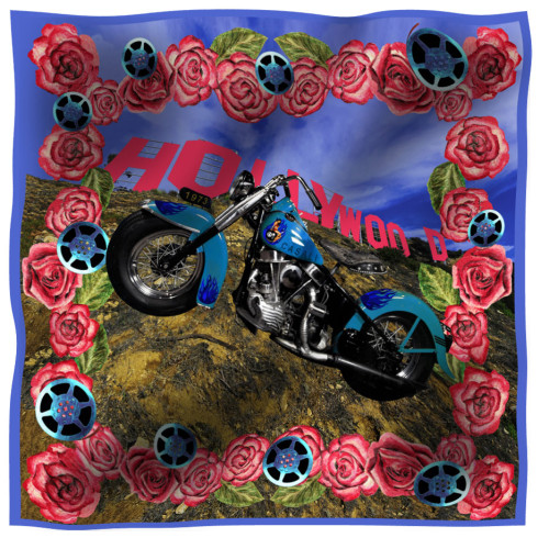 scarf hollywood bike