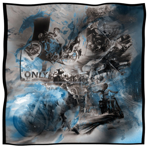 scarf vintage dog