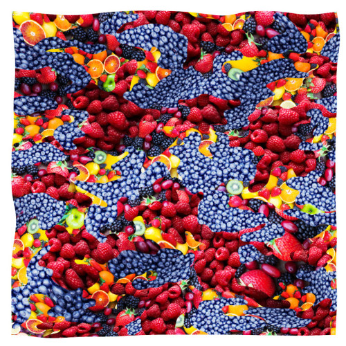 scarf frutta mirtilli